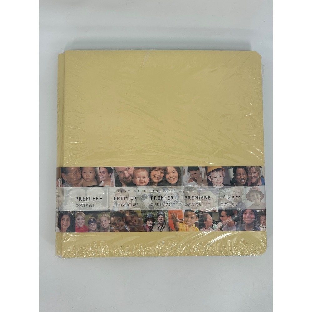 CREATIVE MEMORIES 12 x 12 SCRAPBOOK ALBUM "YELLOW" New Sealed